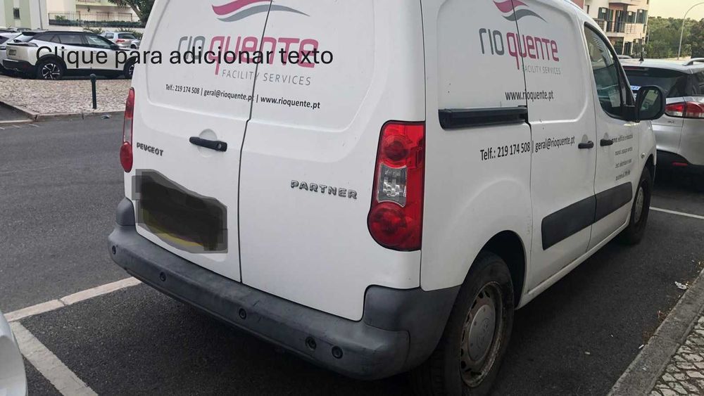 PEUGEOT PARTNER 3 LUGARES - 157.000 KM - ÓPTIMO ESTADO FUNCIONAMENTO
