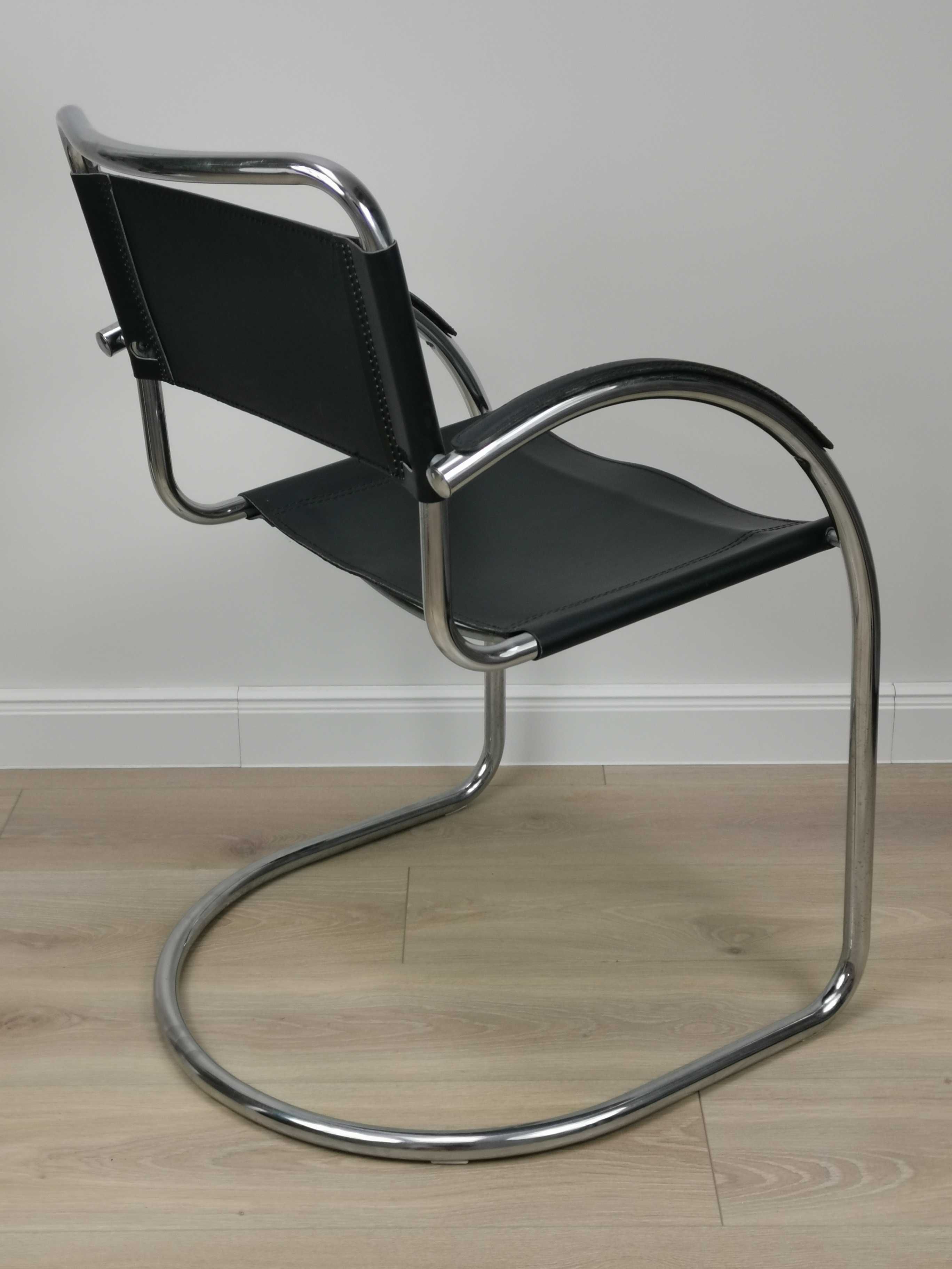 Fotel Bauhaus -Design Marcel Breuer - Chrom