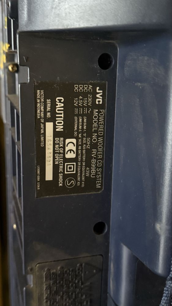 Магнитола JVC RV-B99 BU