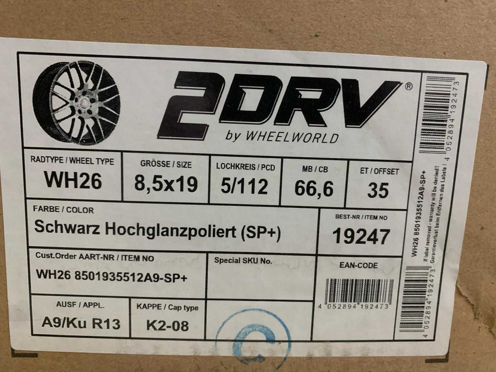 Felgi aluminiowe 5x112 8,5j 19" et 35 2DRV Audi A4 A5 A6 A7 Q5