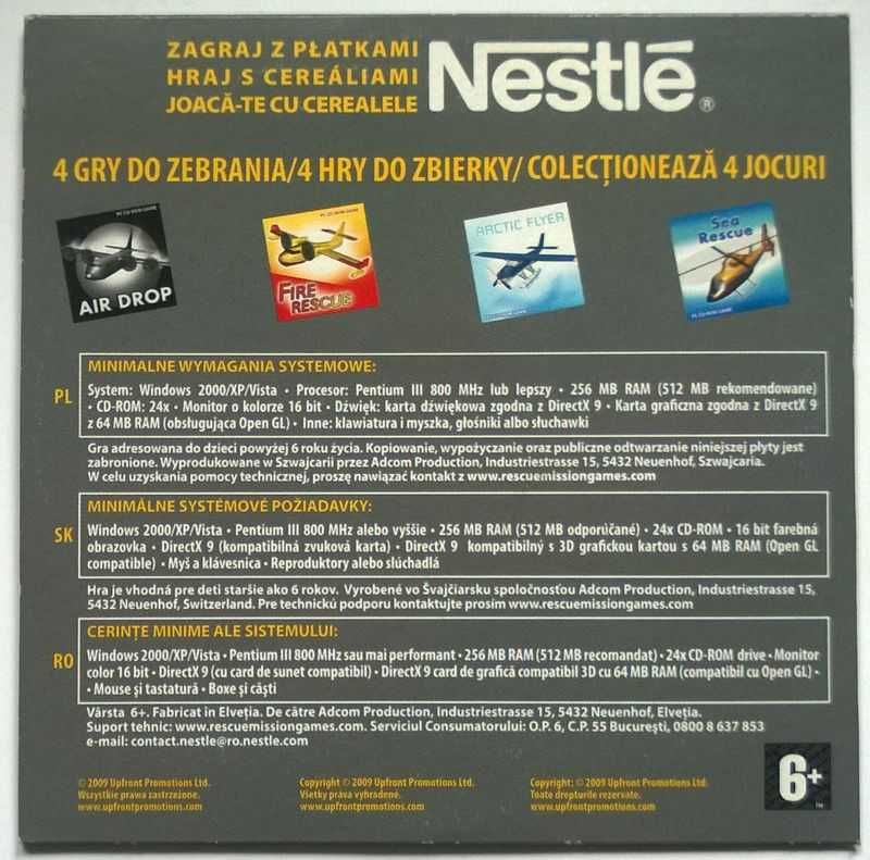 CD Air Drop gra zręcznościowa symulator PC Nestle