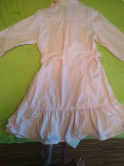 Новый нежно розовый плащ Children's Place на девочку 7/8