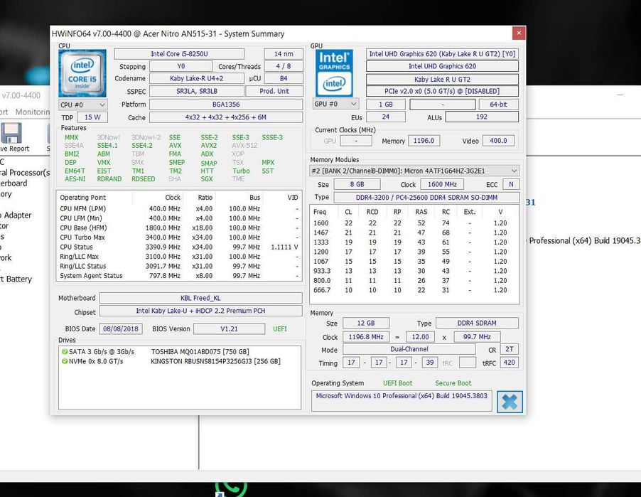 материнка LA-E892P C5V01 Rev:1C ( Acer Nitro AN515-31 )