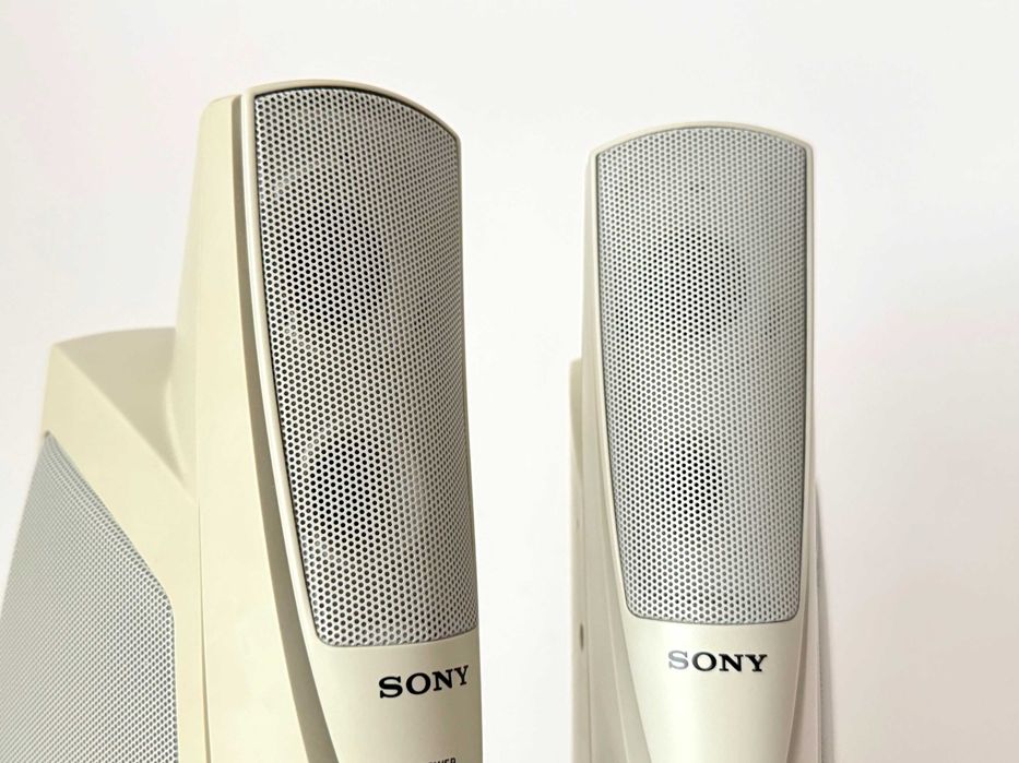 SONY SRS-PC71 stare głośniki komputerowe retro