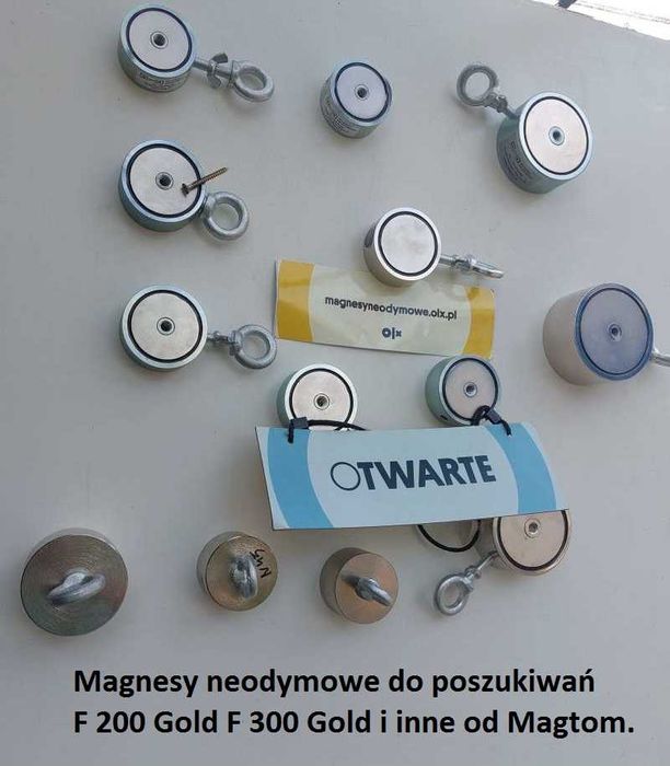 Magnes neodymowy do poszukiwań skarbów F300x2 Power Oryginał MAGTOM