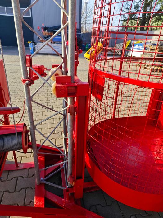 Wyciąg winda budowlana ALOYS ZEPPENFELD AZO LS200 / 230V koszowy 9m