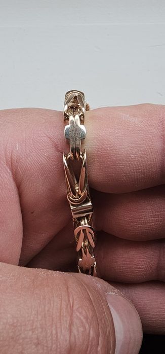 Łańcuch męski królewski złoty  14K 585 100,3g 65cm 7