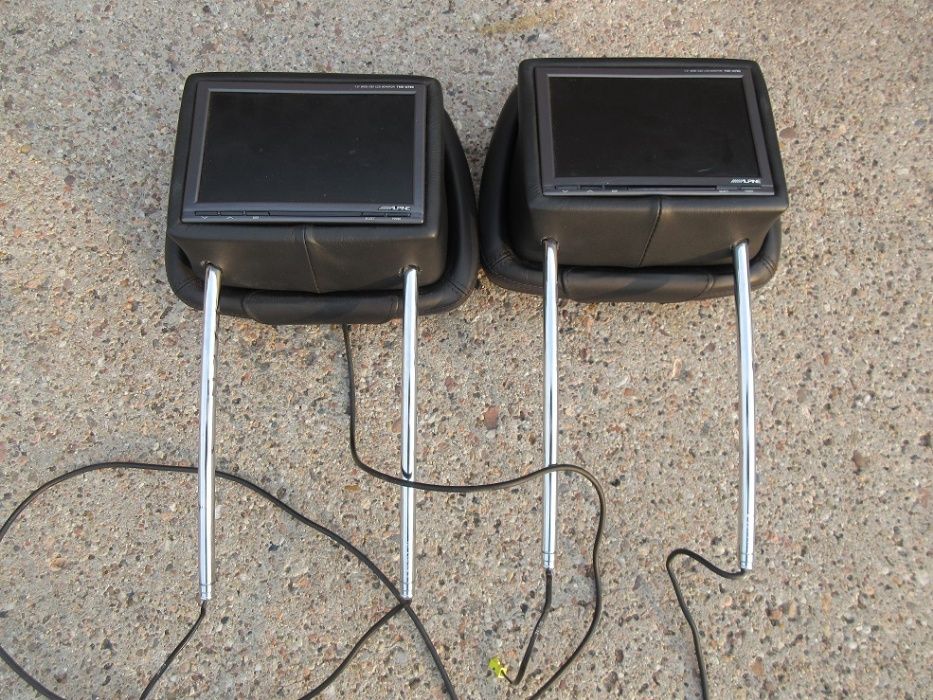 mercedes W251 W164 zagłówki z monitorami monitory ALPINE