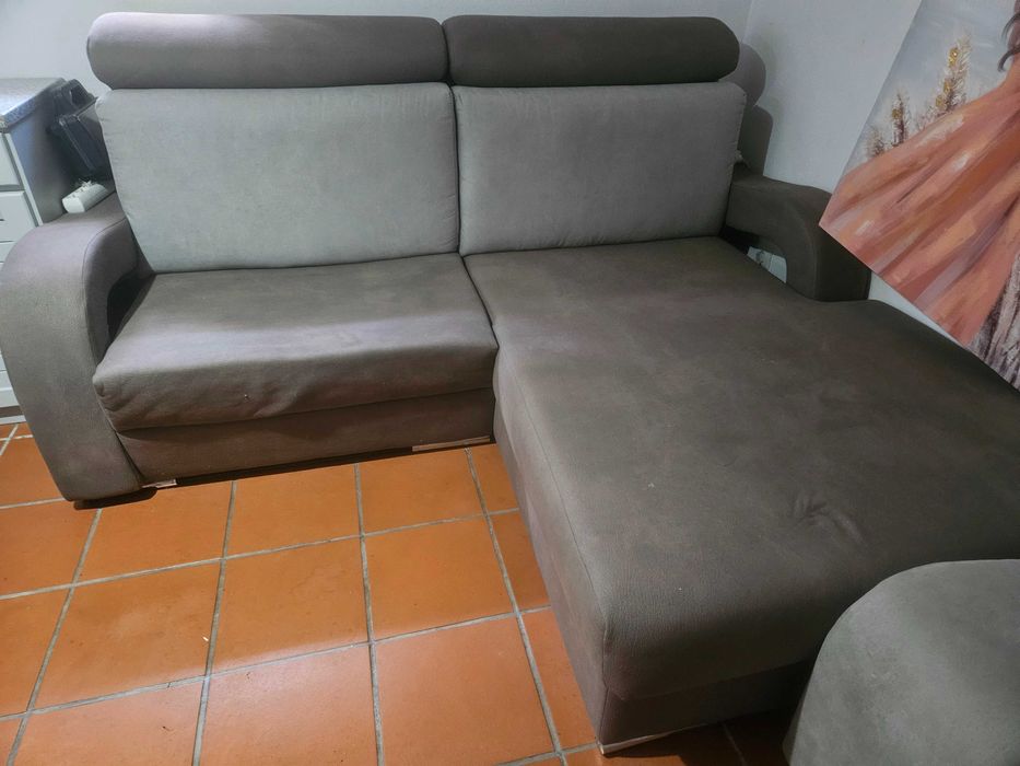 Sofá chaise long como novo