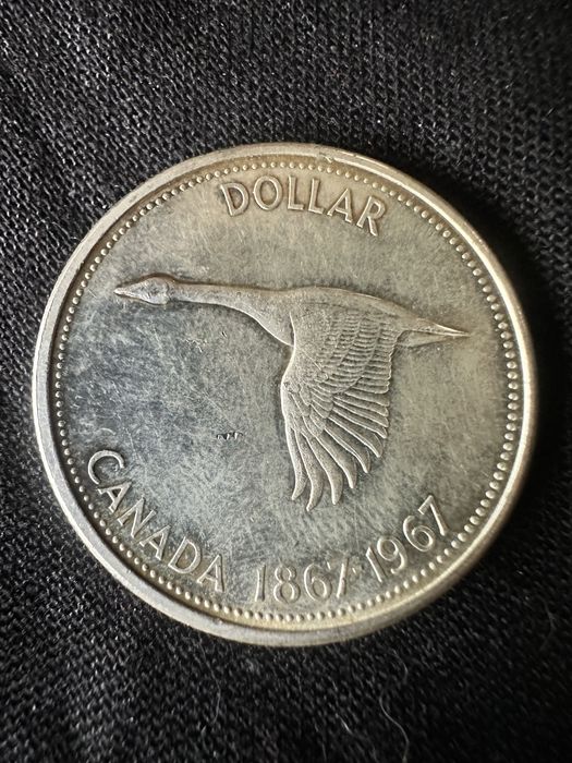 Monety srebrne - 10x Dolar Kanadyjski 1967 r. - 233 gramy Ag .800