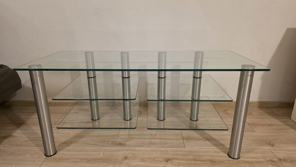 Szklany stolik RTV
