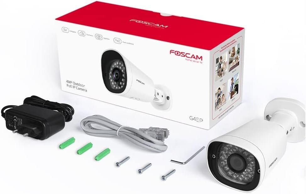 Foscam G4EP Câmara IP de vigilancia PoE exterior - 4 Mpx