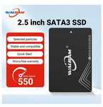128 ГБ. Walram ssd 2,5 Sata III