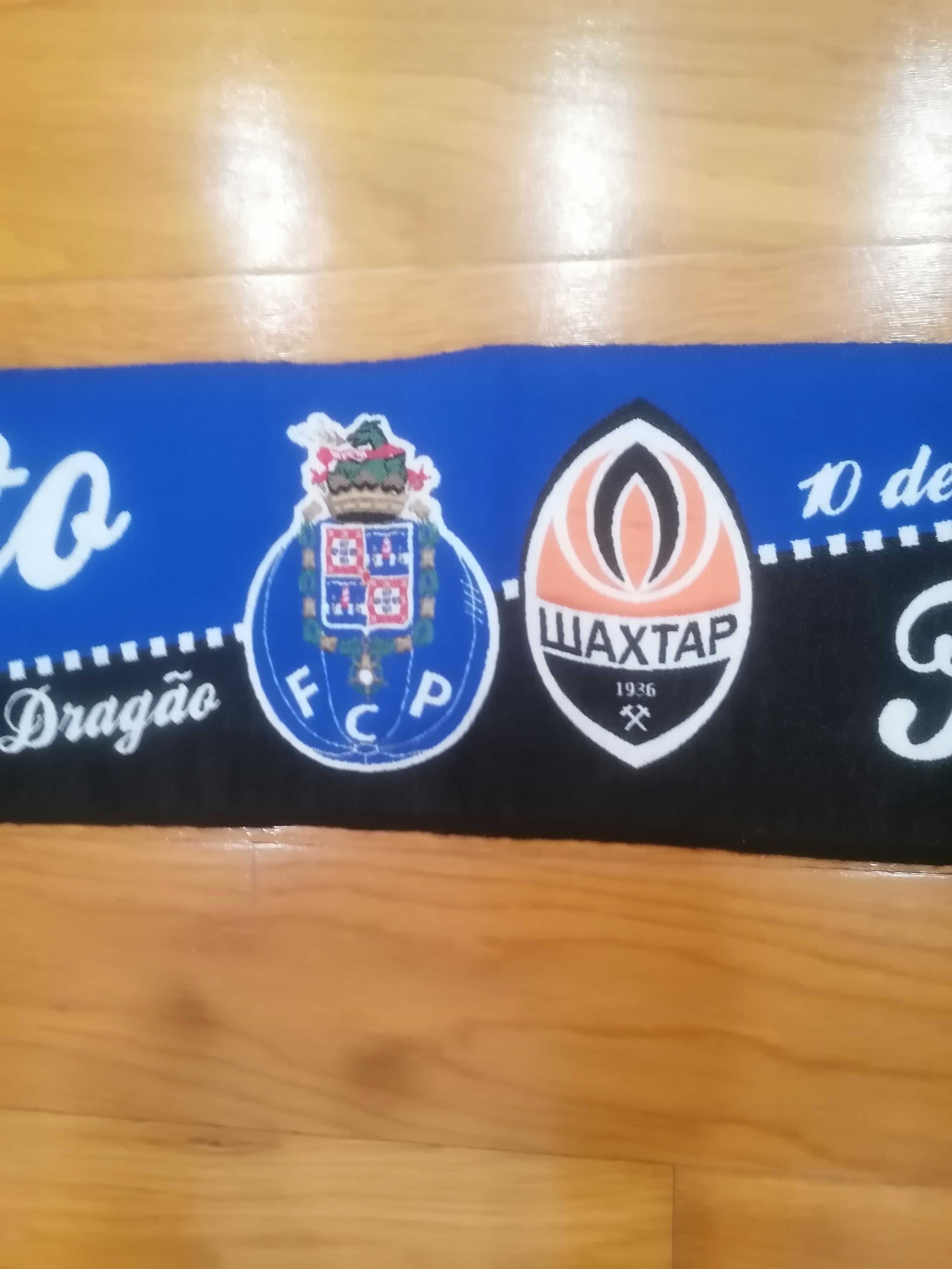 Cachecol de futebol, jogo FCP Shahktar Donetsk - Champuions League Cx6