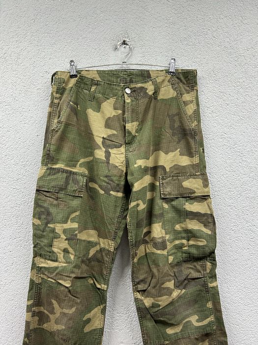 Штани Carhartt cargo W32 (M-L) карго мілітарі камуфляжні