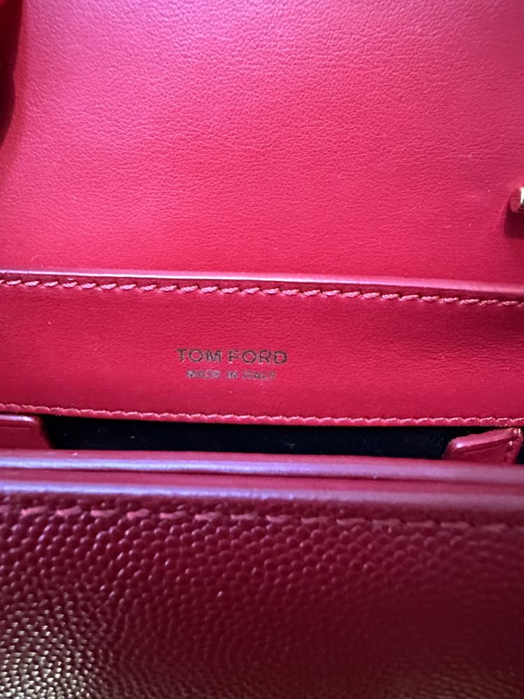 TOM FORD  сумка с золотистой фурнитуро