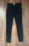 Zara czarne jeansy skinny fit z wysokim stanem high waist basic M