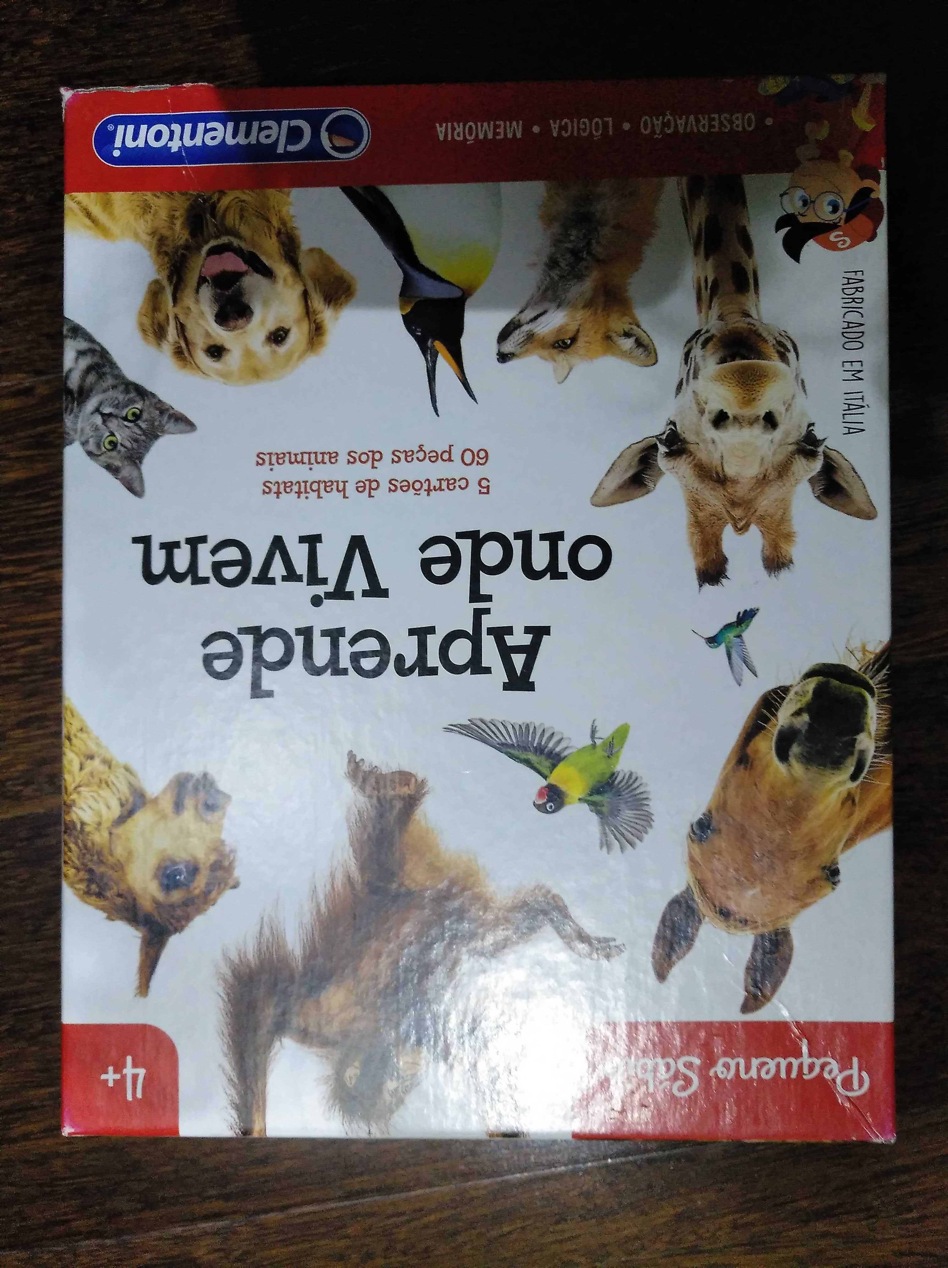 Jogo de Clementoni - Pequeno Sábio - Aprende Onde Vivem os Animais.