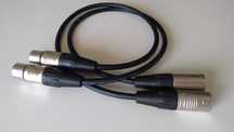 Interkonekt 2x 0.5m XLR Mogami 2549 Neglex REAN