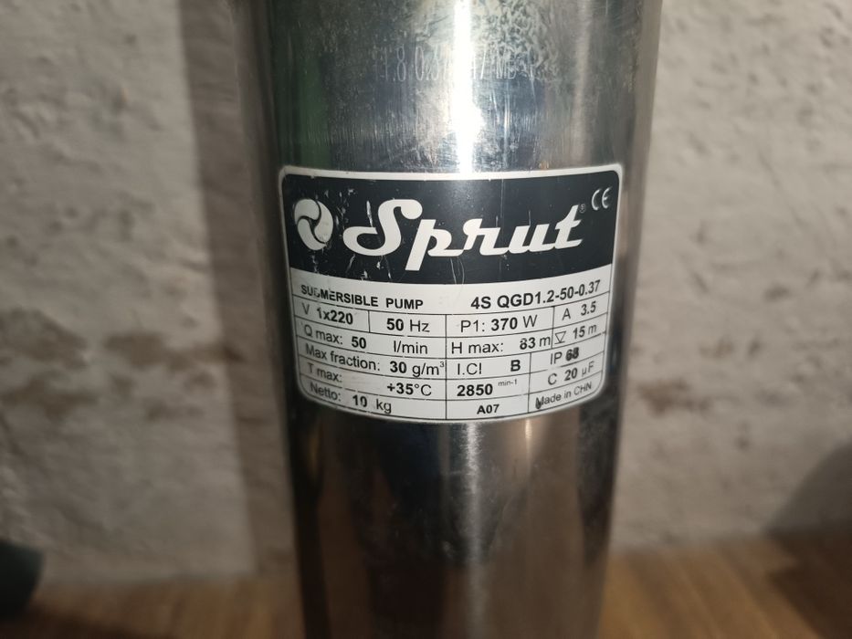Насос скважинний Sprut 4s qgd 1.2-50-0.37