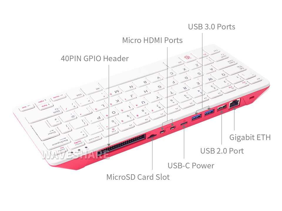 Kit Raspberry Pi 400 PT, Windows 10, teclado e livro em Português