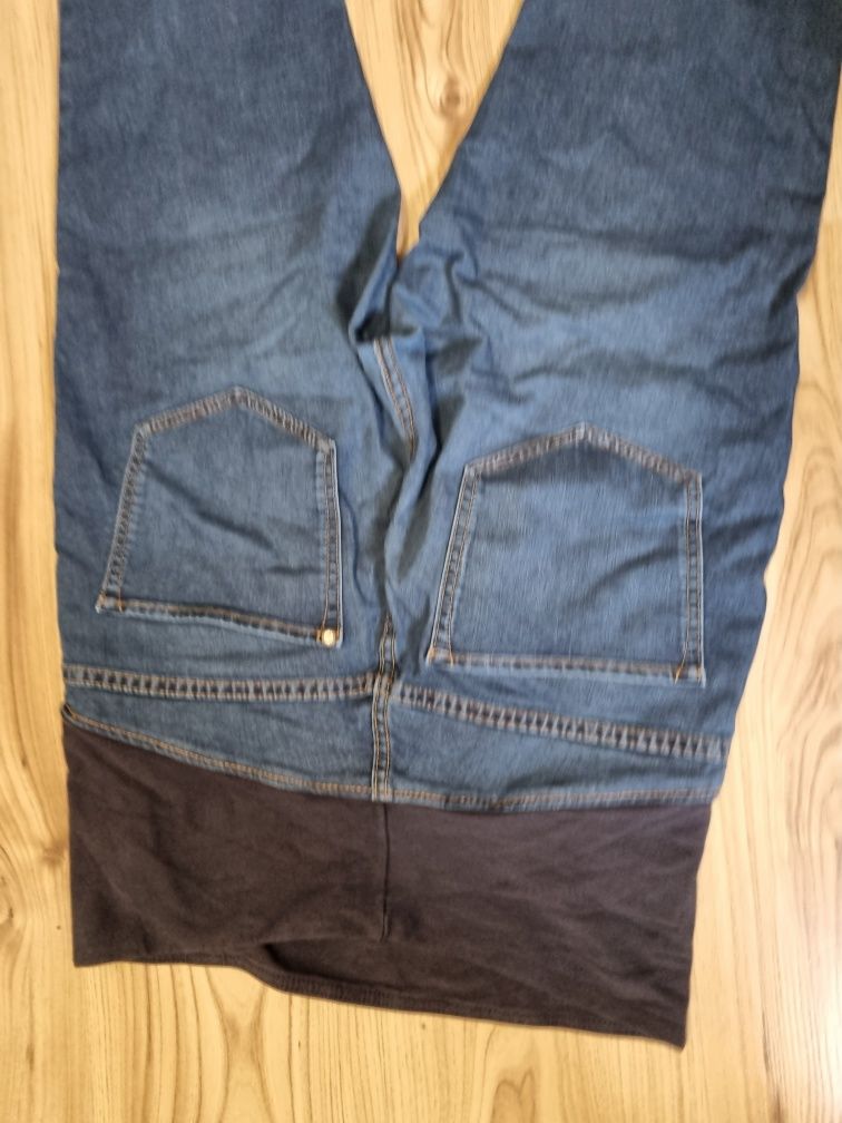 Spodnie jeans ciążowe H&M mama XL 42