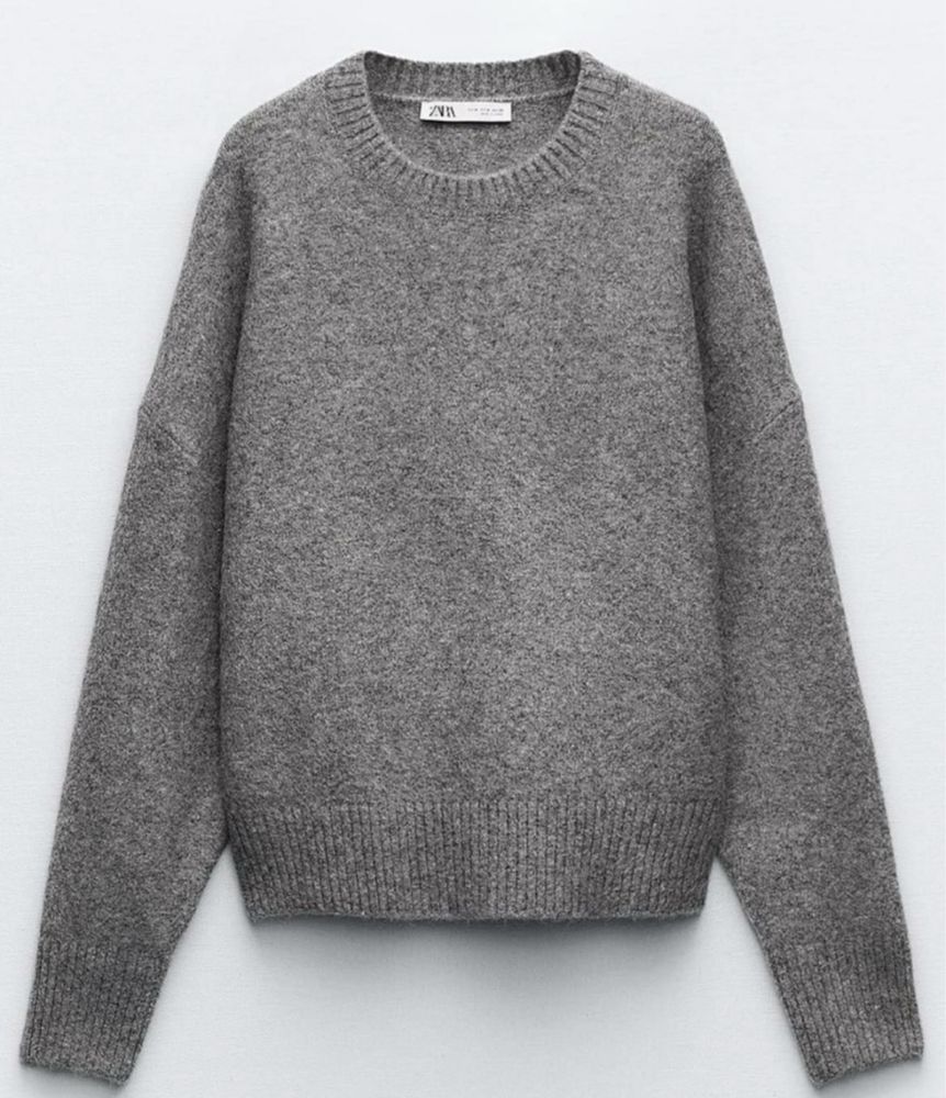 Трендовий сірий светр Zara