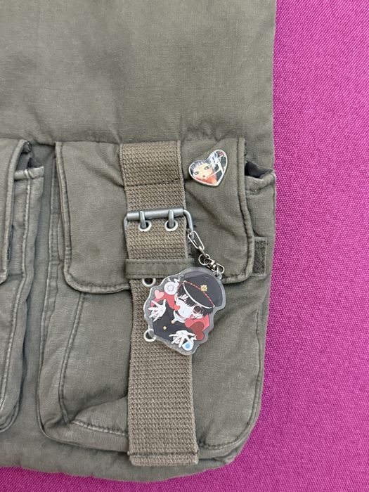 Мʼякенька сумка на плече кольору хакі