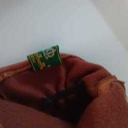 Luvas de senhora de cor castanha em pele/cabedal *