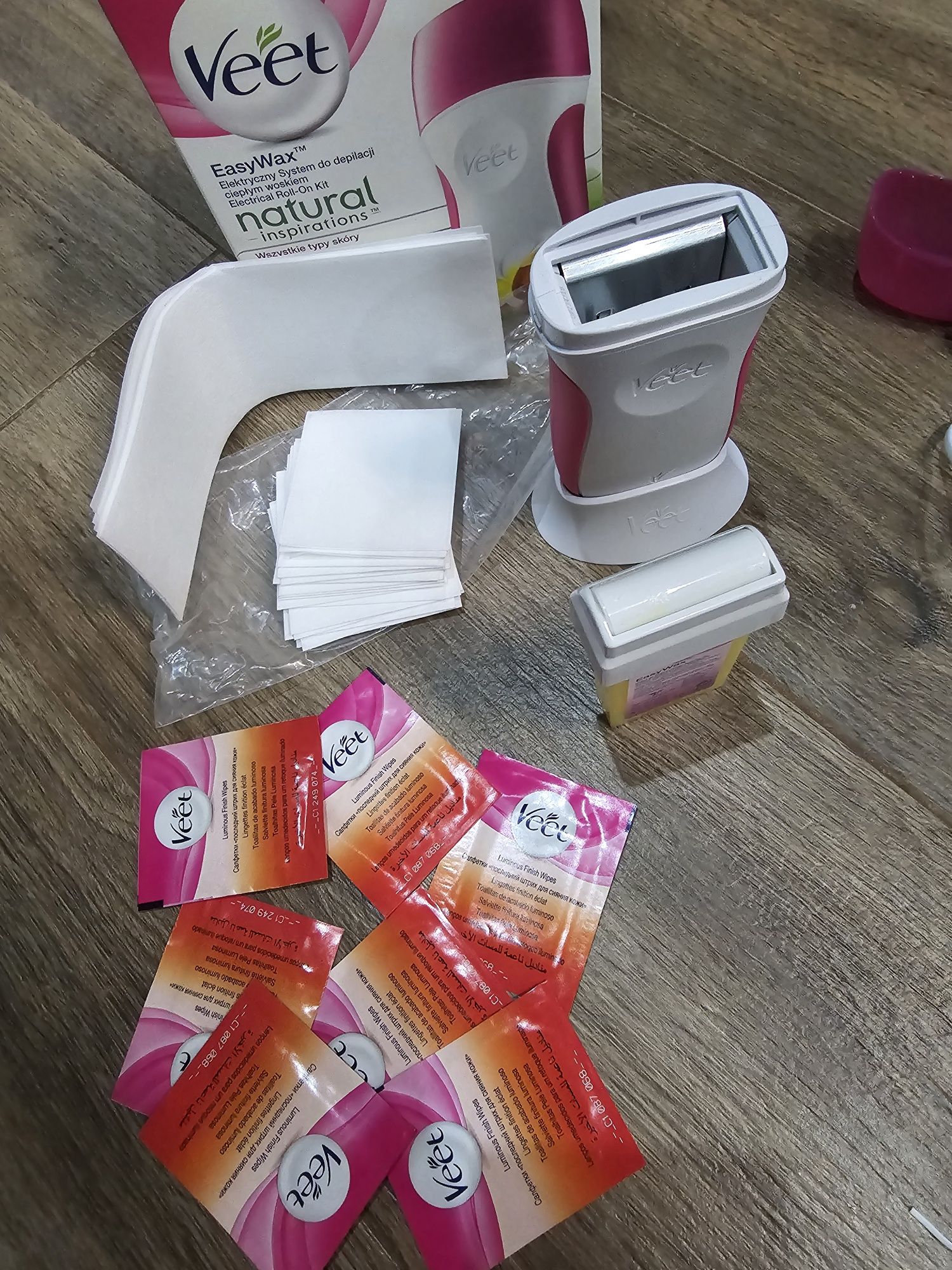 Easy Wax, urządzenie depilacji woskiem, zestaw