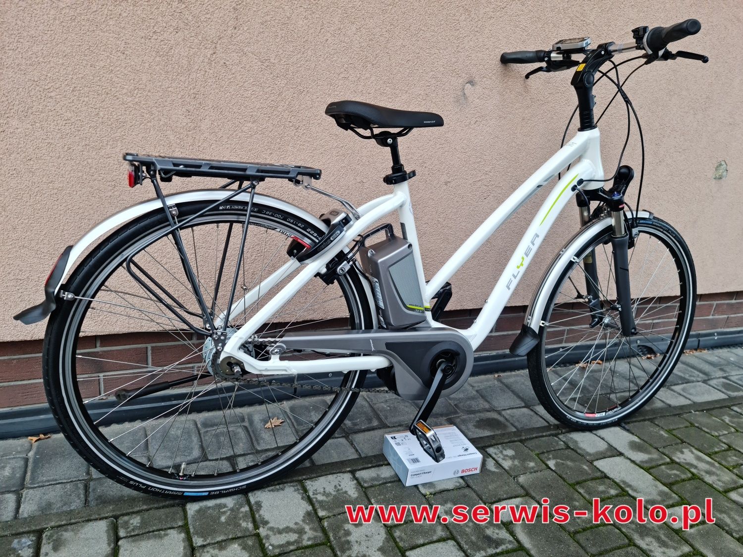 Rower elektryczny damski damka FLYER koła 28 SHIMANO NEXUS okazja