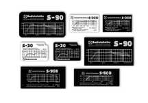 Радиотехника Radiotehnika S-30, S-30B, S-50B, S-90B наклейки