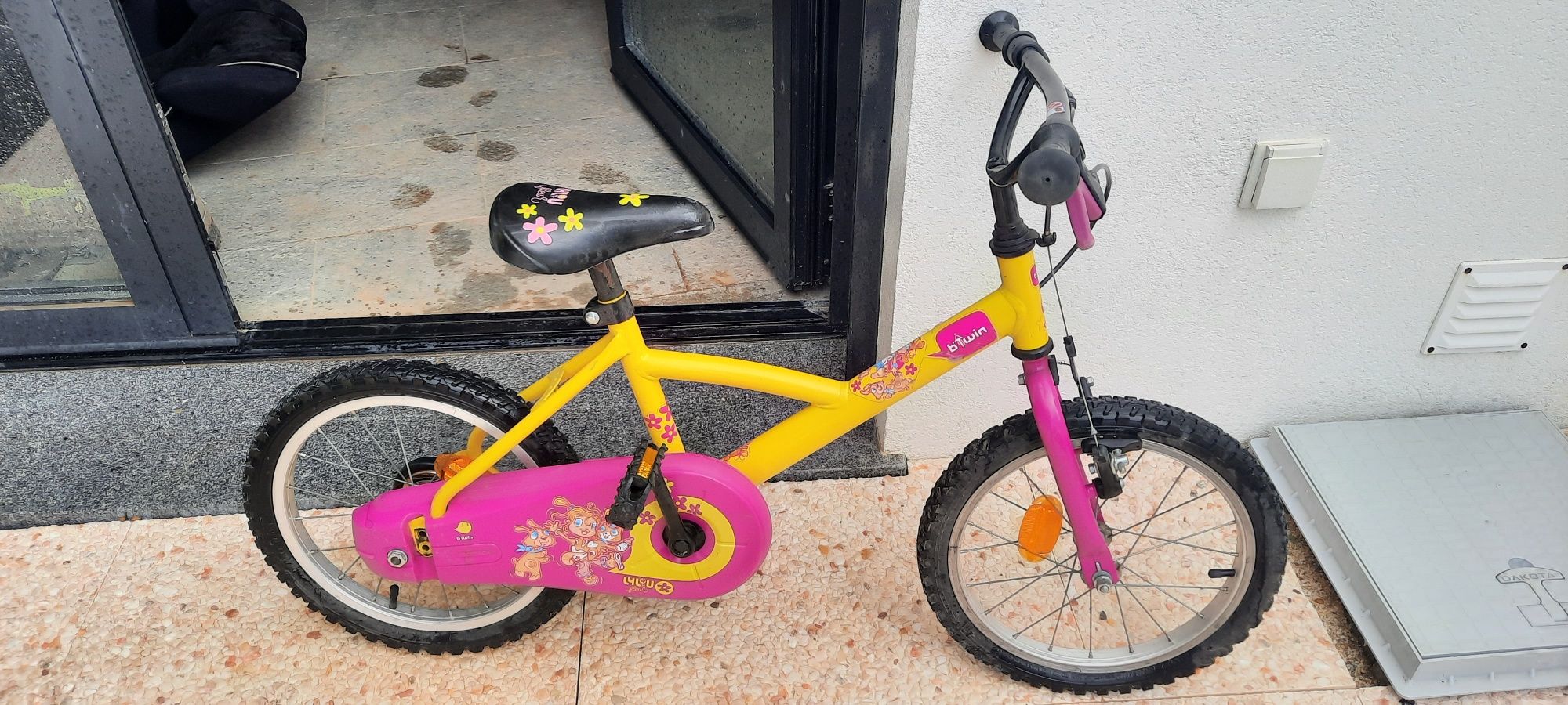 Bicicleta Menina/criança com rodas apoio