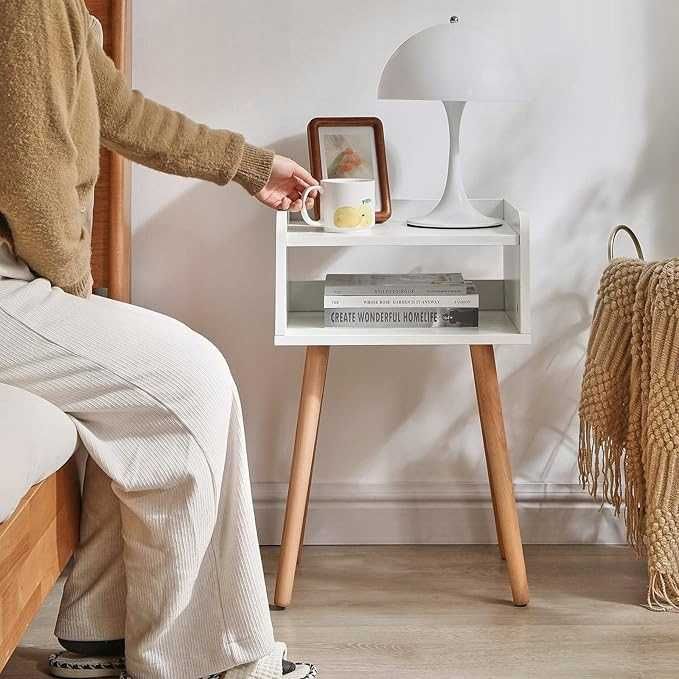 Skandynawski Design Stolik nocny szafka bez szuflady NrP65