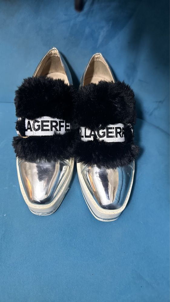 Жіночі лофери karl lagerfeld кеди туфлі лоферы кеды Лагерфельд