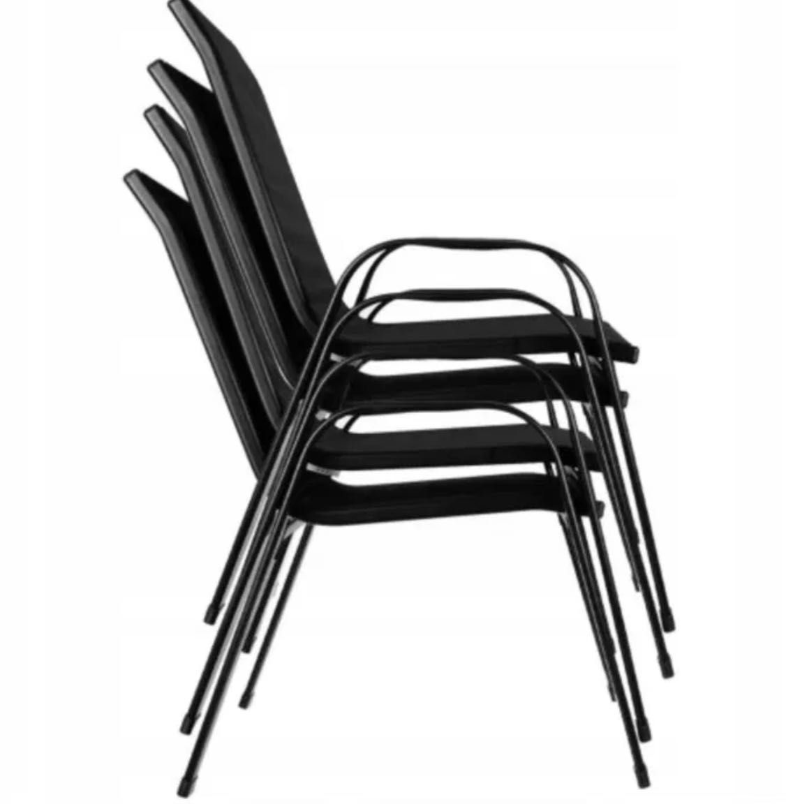 Zestaw 4 Krzeseł Ogrodowych - Elegancja Trwałość Komfort -Gwarancja PL