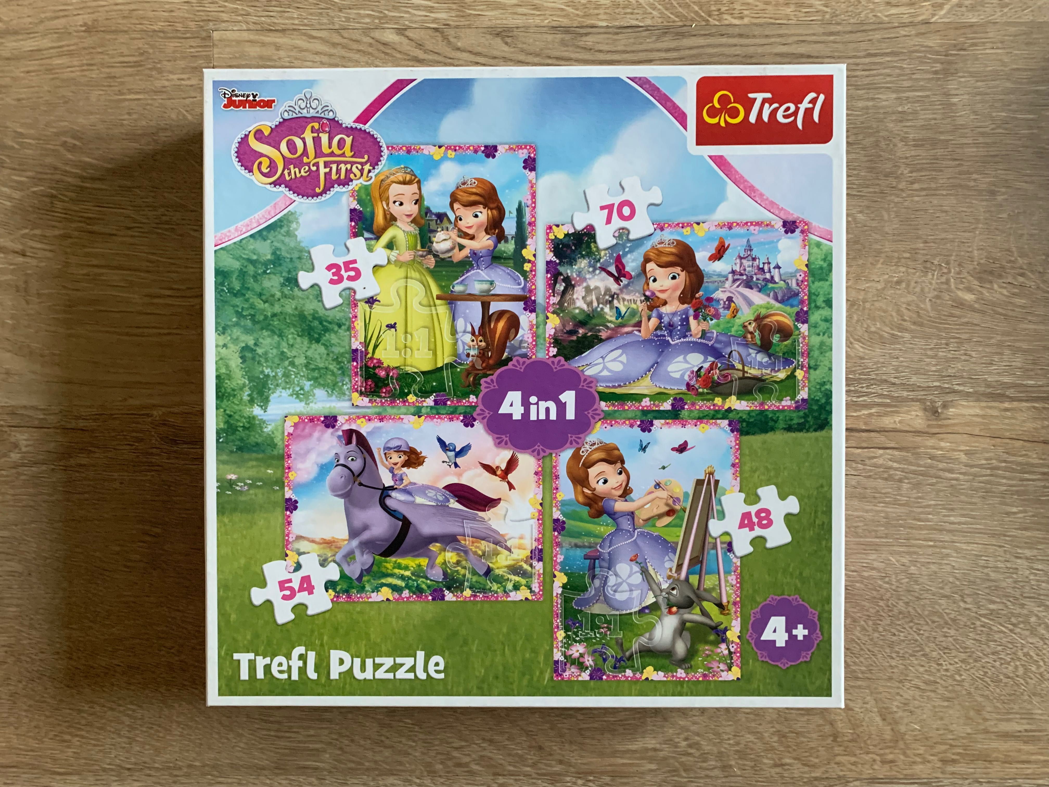 Puzzle TREFL Księżniczka Zosia 4 ukladanki