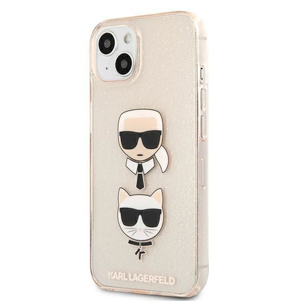 Etui Karl Lagerfeld iPhone 13 Mini 5,4" Złoty/Gold Glitter