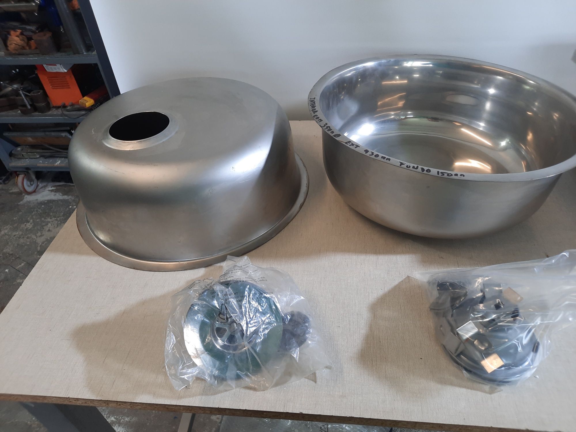 Cubas de inox para bancadas de lava louça