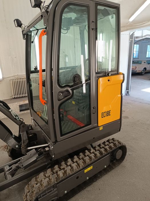 Minikoparka Volvo EC18 Nowa 3 Łyżki + Uchylna Cat301. Kubota BOBCAT