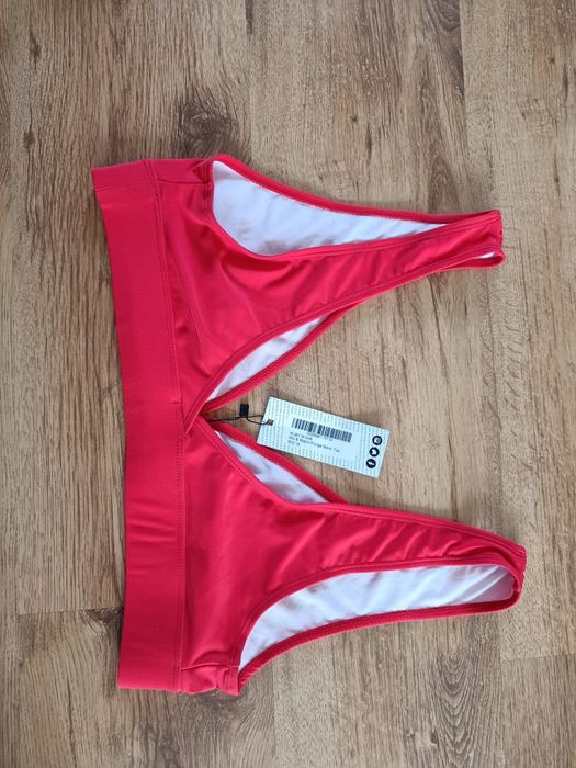 Biustonosz sportowy kostium kąpielowy czerwony damski 42 44 XL