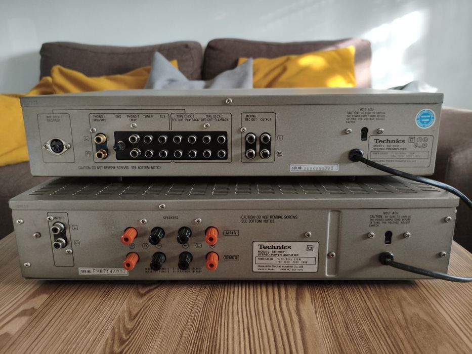 Wzmacniacz Technics SE-9021 Technics SU-9011 Zamiana
