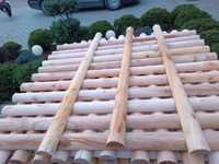 Sztachety drewniane sztachety ogrodzeniowe półwałki