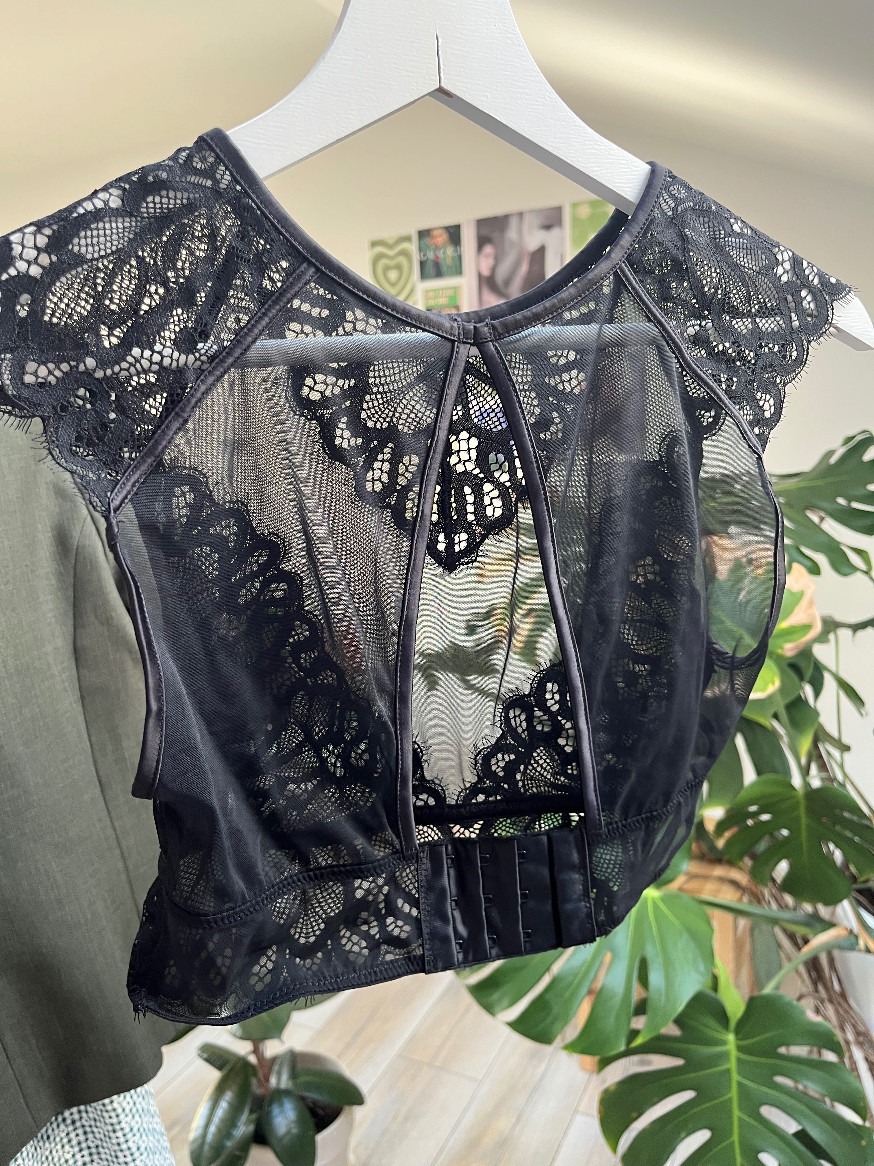 biustonosz top biustonoszowy koronkowy intimissimi XS