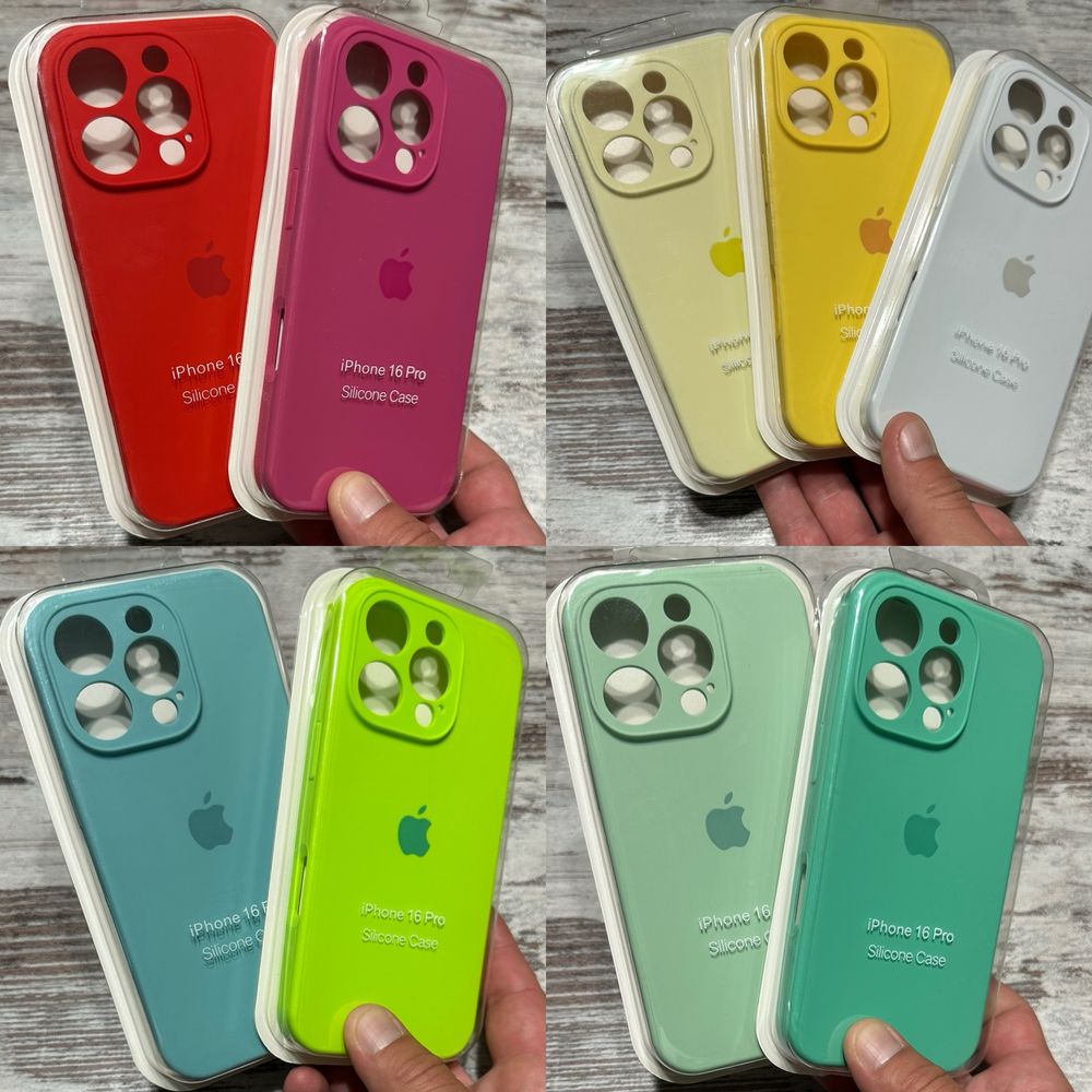 Чехол Iphone 16 pro silicon case full микрофибра айфон 16 про чехлы