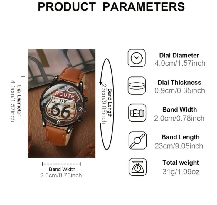 Nowy Zegarek Męski Route 66 - Styl i Klasyka!