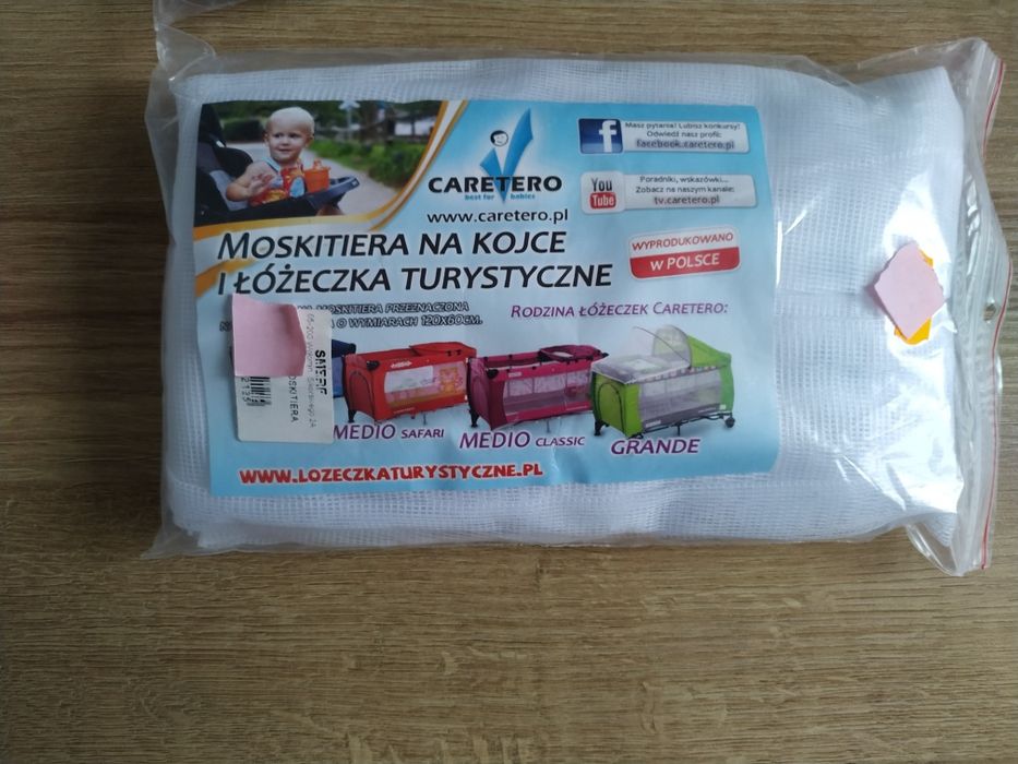 Moskitiera na kojce/łóżeczka 120/60 cm