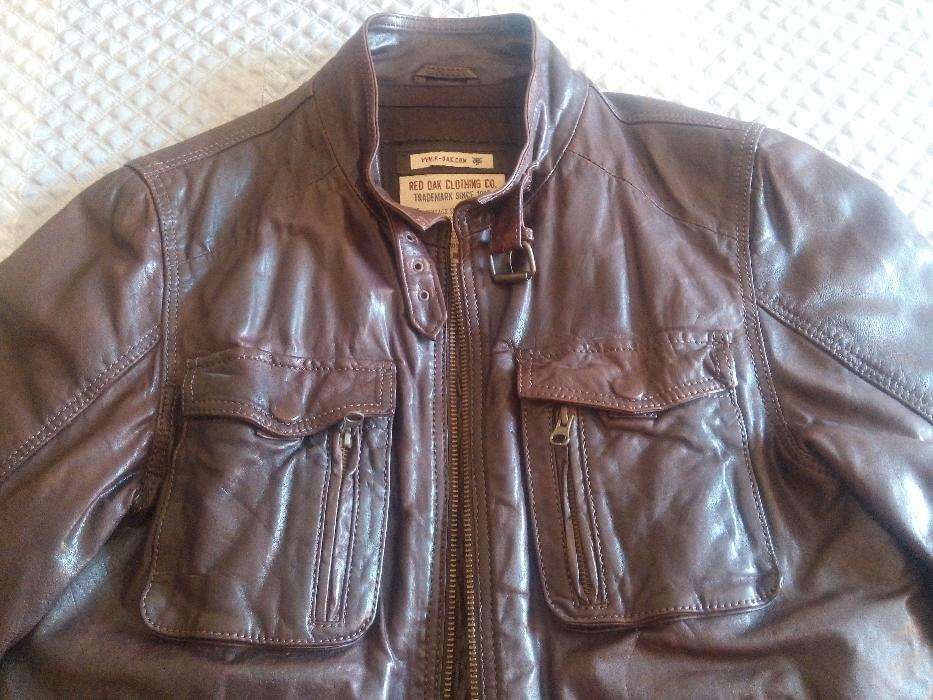 Blusão em pele Red Oak