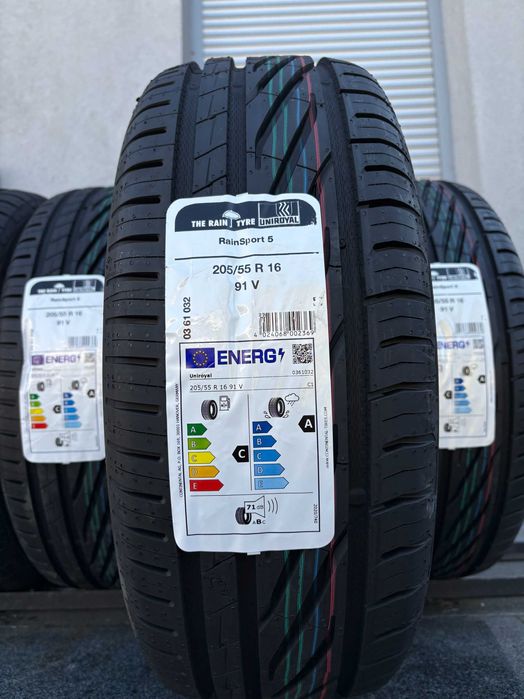 x4 letnie 205/55R16 Uniroyal RainSport5 91V prod. 2025r C,A,71db gwar