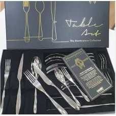 Столові прибори Інфініті (Infinity) 20 предметів, дзеркальна поліровка